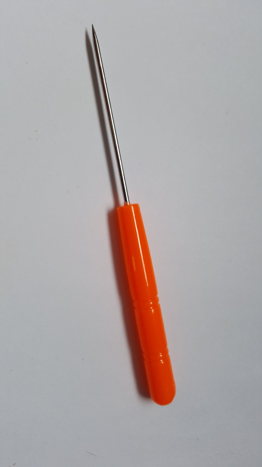 1 x Plastic Handled Awl Tool (Bead Reamer) - 2mm - Orange