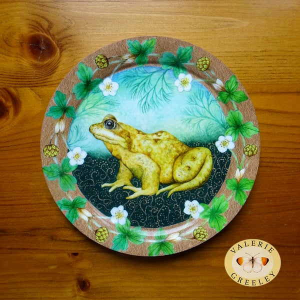 Frog perspex coin tray by Valerie Greeley