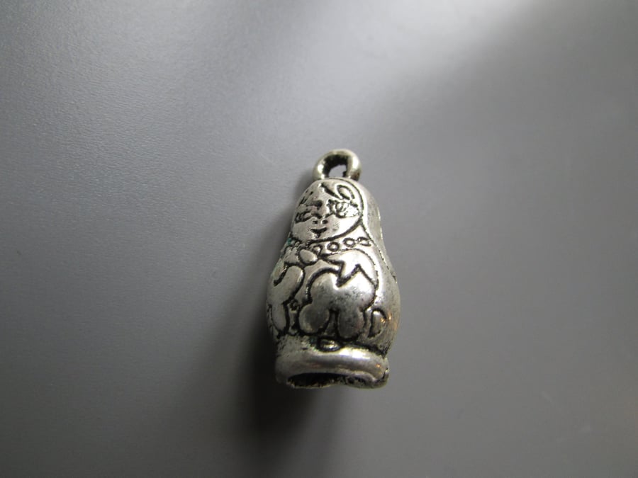 Tibetan Silver Russian Doll Jewellery Charm