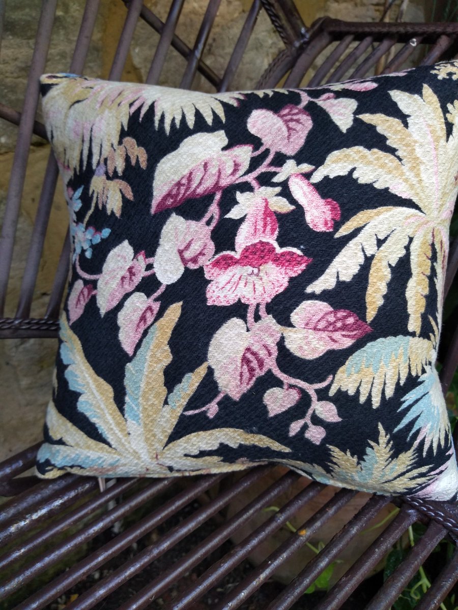 Mini French Antique Fabric Cushion