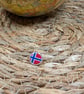 Svalbard Flag Map Pin – Arctic Travel Map Push Pin for Wooden Maps, Svalbard Pin
