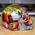 Cream Egg Easter Chocolate Skull Ornament. Home Decor, Office Desk Gift item. Mo