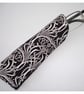 Glasses Case Sleeve Art Nouveau Soft Black and White Ianthe Floral Monochrome - Image 4