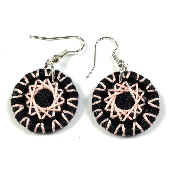 Textile Earrings 