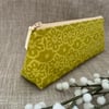 Perfectly Imperfect, Fabric Brush Case, Pencil Case, Cosmetic Bag, Zipped Purse