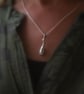 Poppy Necklace, Sterling Silver Cast Poppy Seed Pod, Flower Jewellery - Image 3