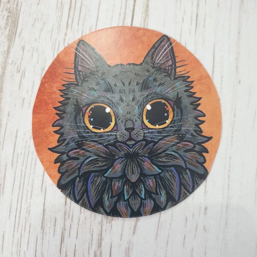 Black Cat Sticker