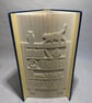 Bookcase with cat 180 CUT & FOLD Book Folding Pattern - EMAILED PDF PATTERN - Image 3