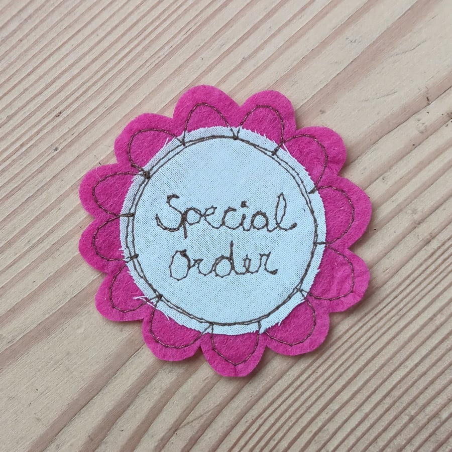 Special Order for Hannah