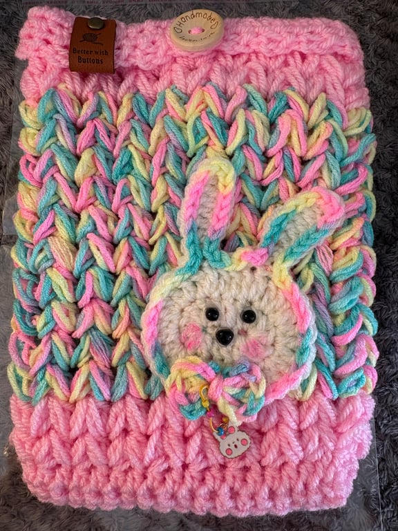 Easter Book Sleeve – Handmade Crotchet Book Cover & Reader Gift