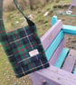 Harris Tweed Macleod Tartan messenger bag