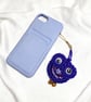 Handmade Purple Owl Charm – Macramé Phone or Bag Accessory with Bells - Image 1