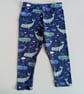 18-24 months Leggings, whales leggings, fish, unisex leggings, gender neutral  - Image 1