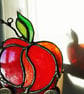 Juicy Red Apple Suncatcher Window Christmas Decoration