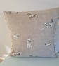 16" beige Dogs Cushion cover