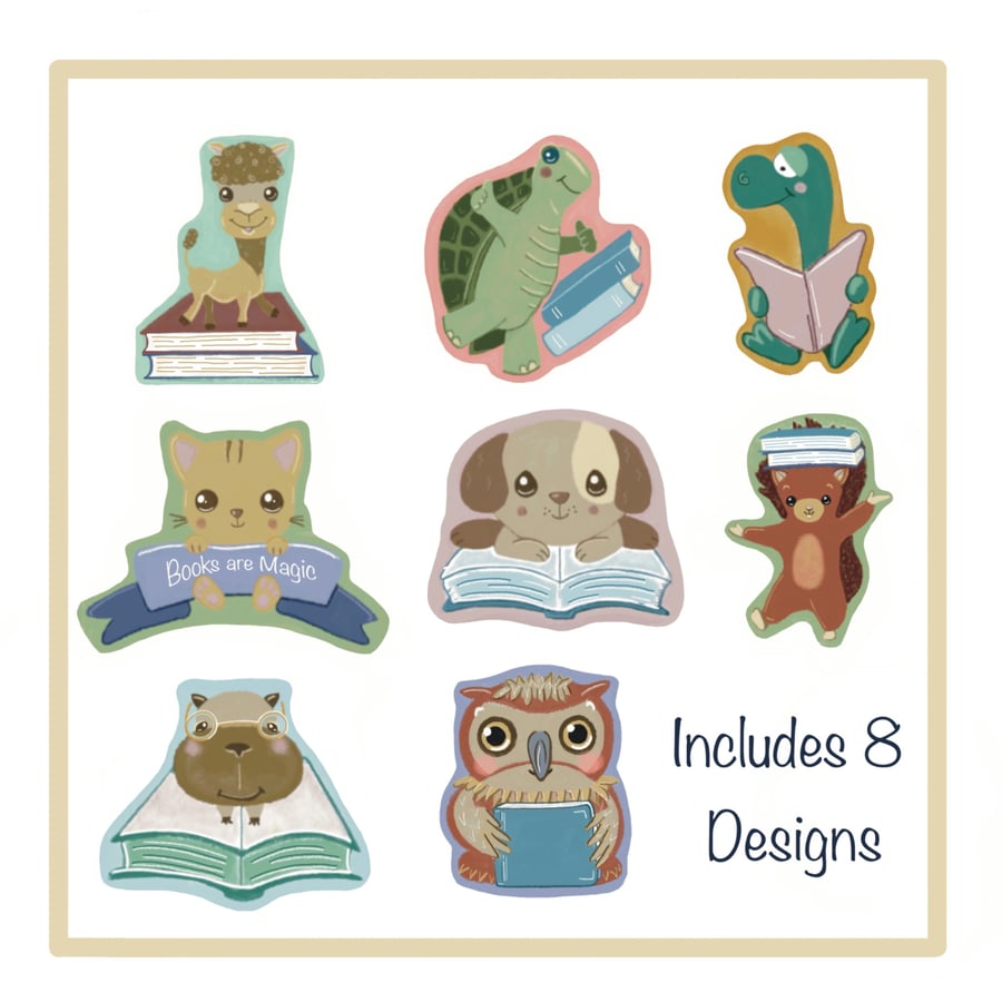 Reading Reward Animal Stickers - 24 Eco Friendly Stickers