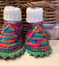 Designer Baby Girl's  Booties-Shoes 6-9 months size  - Image 4