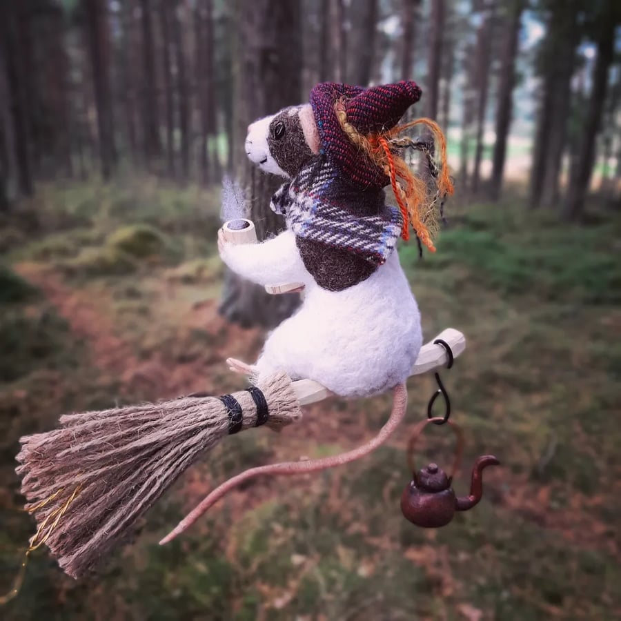 Teatime Witch and Broomstick