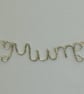 Sterling Silver 'Mum' Pendant Necklace - Image 3