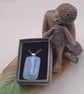  Lighthouse Fused Glass Pendant with Sterling Silver Findings - Image 9