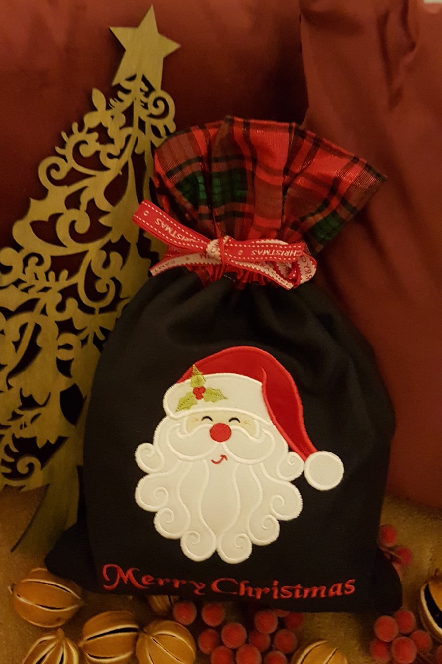 Christmas Gift Bag Santa