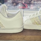Hand-Embellished Adidas Trainers - Custom Rhinestone Trainers