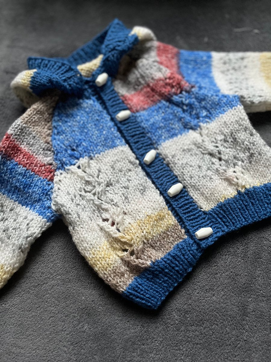 Hand knitted 3-6 months cardigan