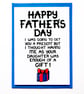Funny, Joke Father's Day Card For Dad From His Daughter - Image 4