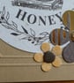 Hexagonal Bee Birthday Card - Happy Birthday Honey - Image 4
