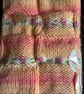 Beautiful Baby Blanket handknitted in Hayfield Baby Blossom chunky wool