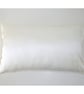 Mulberry Silk Tempur Travel Pillow Cushion Cover 16x10 inch Hypoallergenic White - Image 2