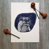 Otter Limited Edition Linoprint