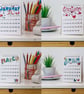 2027 Mini Desk Calendar with Journal Prompts - Image 4