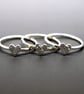 One Patterned Heart Stack ring - Image 2