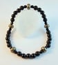 Black Onyx And Pyrite Bracelet For A Larger Wrist Size - Image 7
