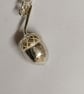 Acorn pendant made from Sterling Silver with chain - Image 8