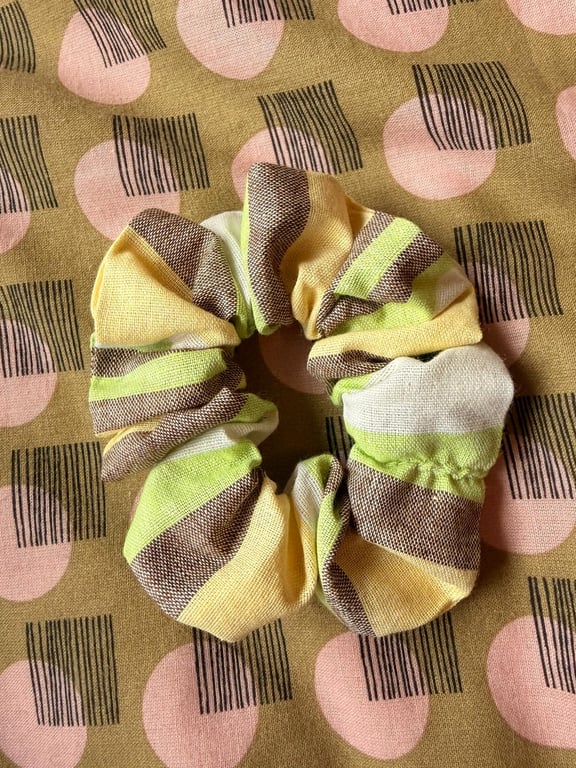 Striped Scrunchie