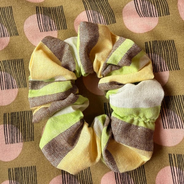 Striped Scrunchie