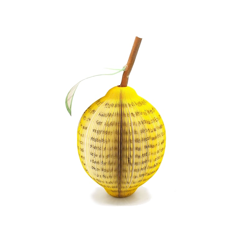 Personalised Lemon Book Gift