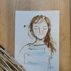 Original ink drawing on paper