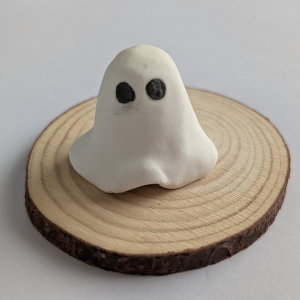 Little Hand Made Ceramic Ghost 