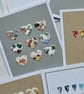 Liberty Print Fabric Hearts Card (small hearts) - Image 5
