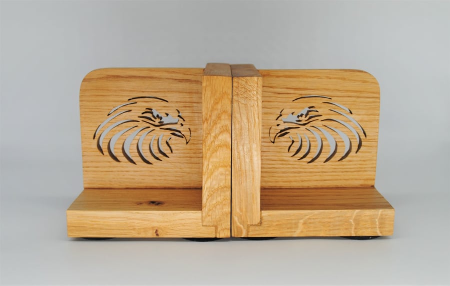 Wooden Bookends - Red Kite