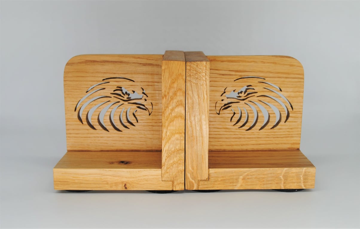 Wooden Bookends - Red Kite