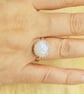 Rainbow moonstone adjustable Ring. June Birthstone - Image 2