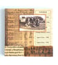 Original Paper Collage on Wood Panel, 12x12cms, Free UK Postage (196) - Image 1