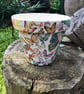 Large Handcrafted 155mm Diameter decoupaged "Butterfly" design terracotta pot - Image 3