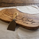 Handmade Olive Wood Serving Board – Rustic Kitchen Décor & Thoughtful Gift -35CM