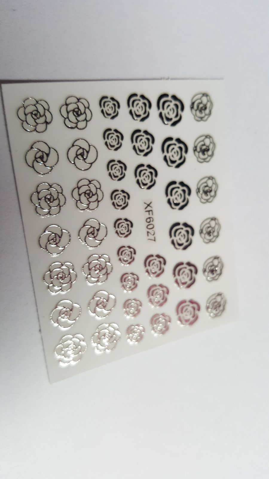 1 x Nail Art Sticker Sheet - 63mm x 52mm - 2