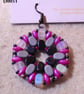 Hexagonal bead earrings (customisable) - Image 1